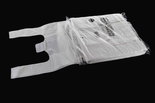 White Vest Plastic Carrier Bag